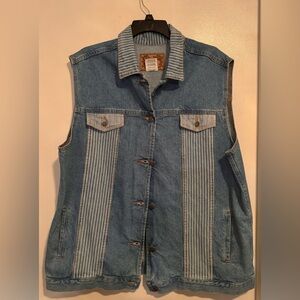 Delta Blue, blue jean vest